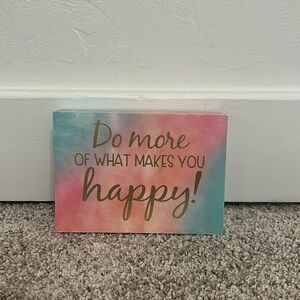 Hobby Lobby Small Wall Decor. Pink, Blue, Gold Girly, Inspiring Wall/Room Decor.